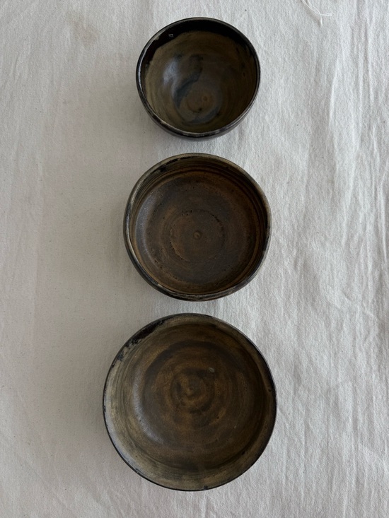Other - Handmade Nesting ceramic bowls, hand crafted Good Condition $200 USD